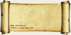 Jakov Trišić vizit kartica